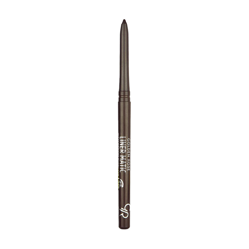 Водостійкий олівець для очей Golden Rose Liner Matic Waterproof Eyepencil 202 Bistre Brown, 0.35 г